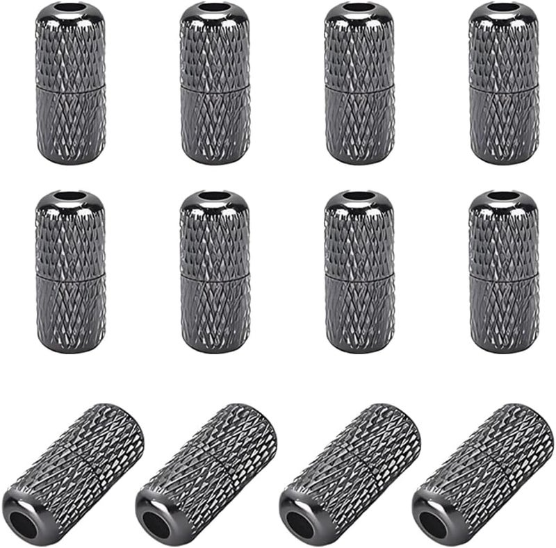 Ckyleole Shoelaces Buckle Lock No Tie Shoe Lace Turnbuckle Metal Laces Clasps Capsule Shoelaces Tip End Laces Rotating Lock - Image 1